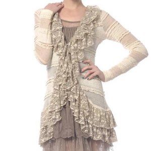 Ryu | Sweaters | Ryu Ruffle Lace Boho 